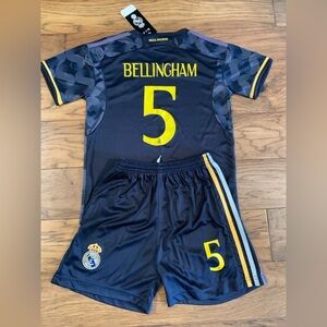 Bellingham Youth Soccer Jersey Kit Real Madrid Small Medium Large XL - NWT